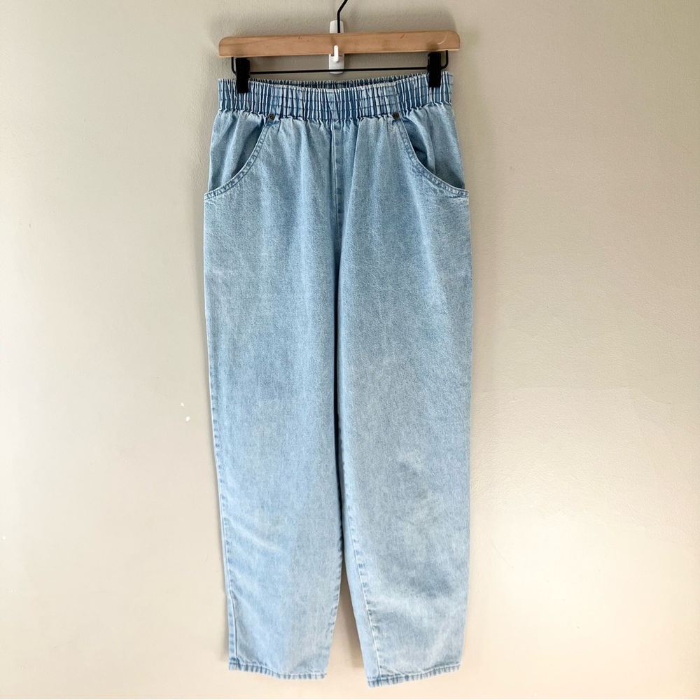 VINTAGE Pull On High Rise Ankle Jeans